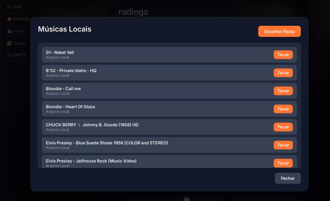 RadioGO Interface