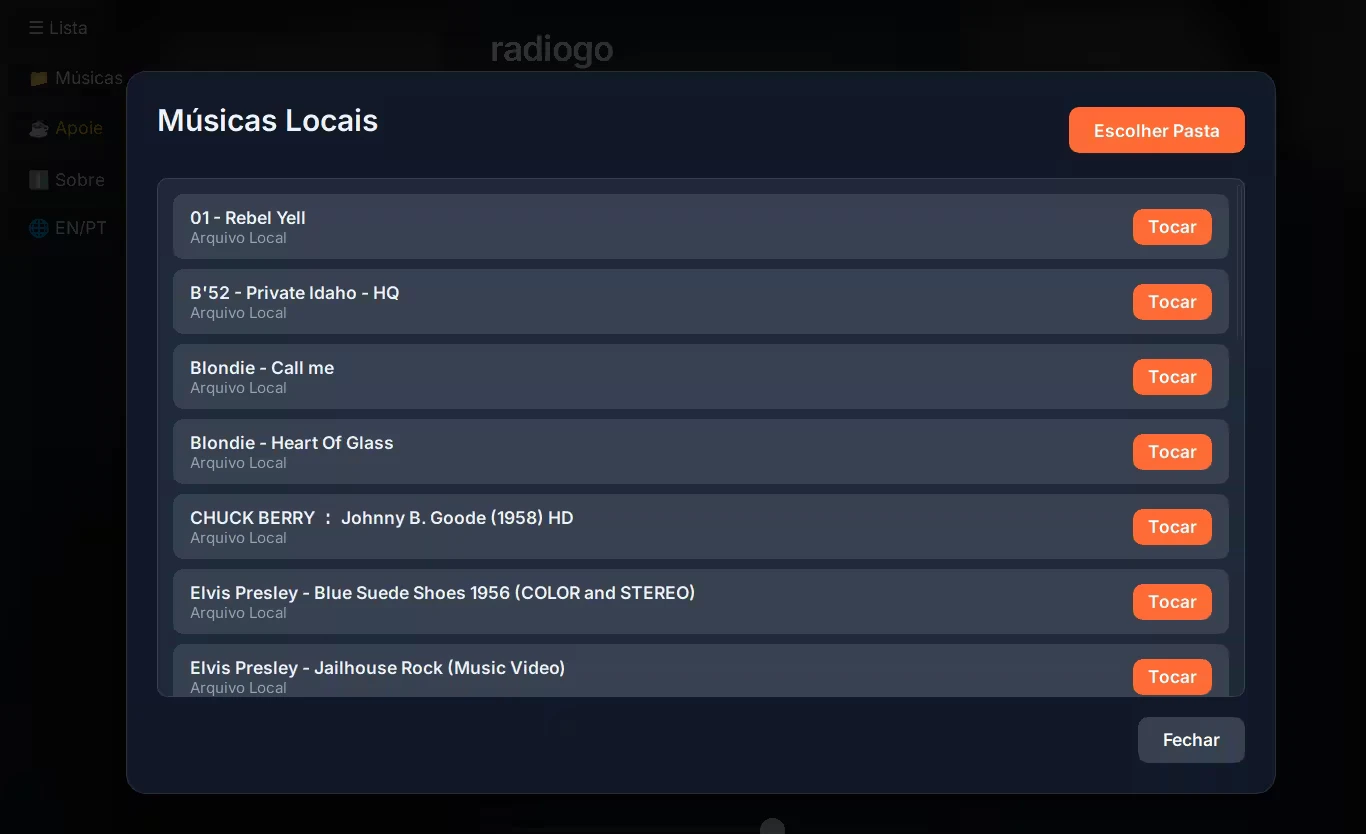 RadioGO Interface