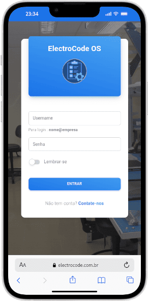 ElectroCodeOS no celular
